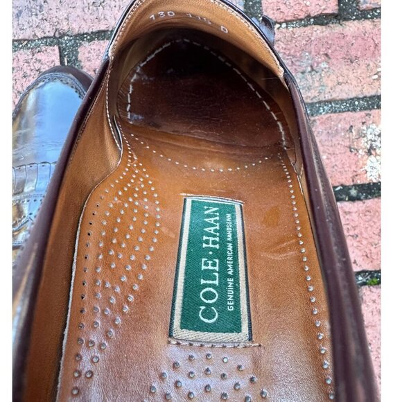 Cole Haan Men’s Burgundy Leather Penny Loafers Size 11.5 D main image 9